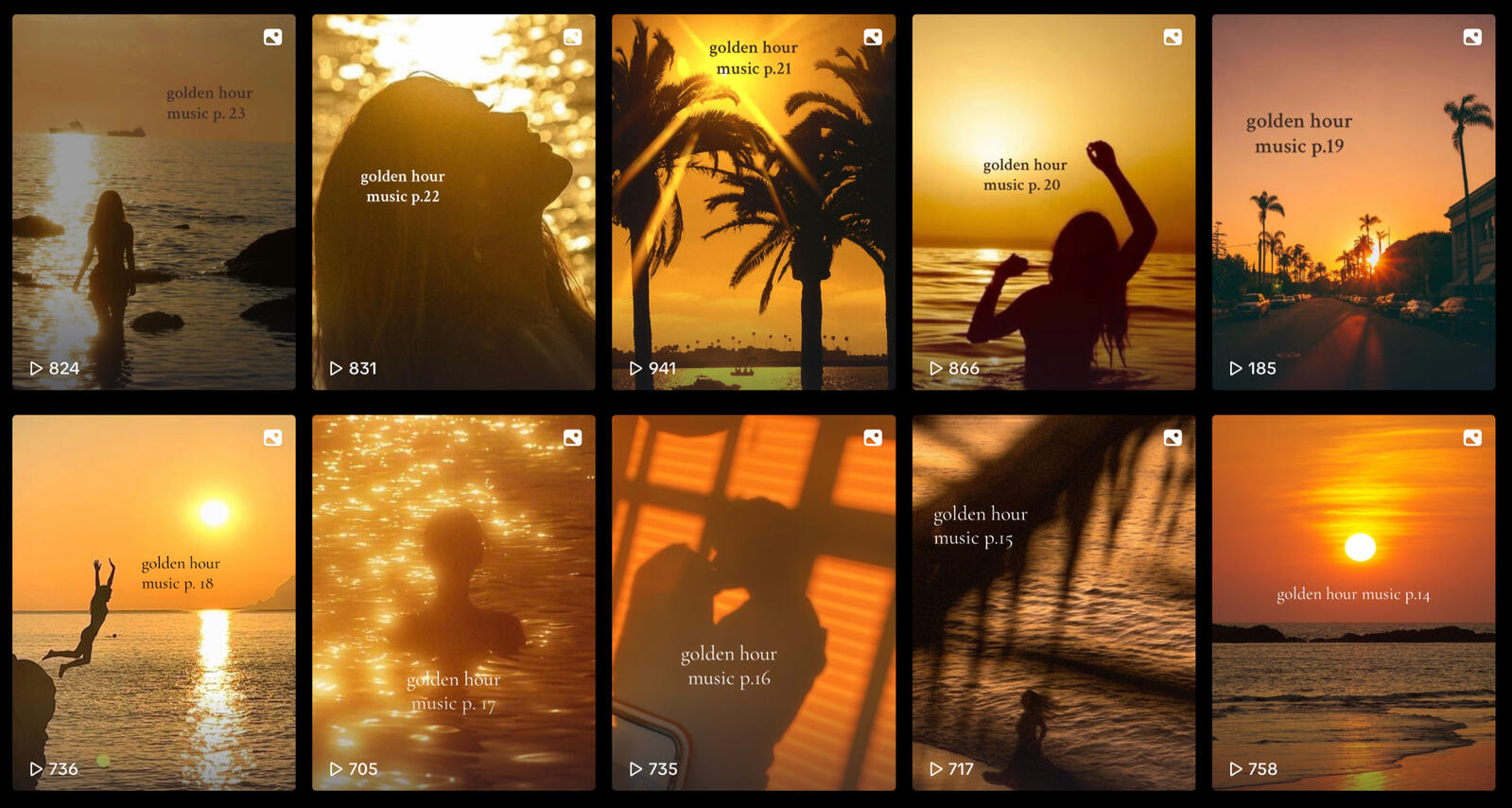 TikTok Concept // Golden Hour Music